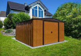 Abri de jardin en métal effet bois Spacemaker Woodlake