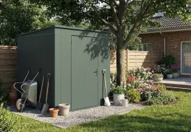 Abri de jardin métal galvanisé 3,3 m² Gary T3 vert Weka
