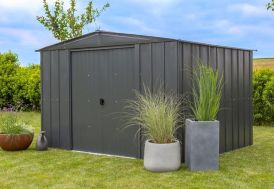 DURAMAX Abri de jardin métal - Imitation bois - 4,75m² pas cher