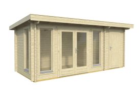 Abri de jardin moderne en bois d’épicéa brut Milford