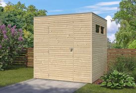 Abri de jardin en bois d’épicéa brut Woodlands Qube