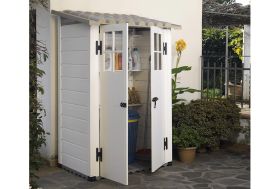 Abri de Jardin en Métal Galvanisé Gris 11 m² 0,35 mm - Easyshed