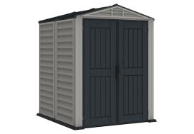 abri de jardin en PVC Duramax 3 m² gris anthracite Darkgrey
