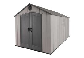Abri de jardin en résine effet bois gris Lifetime – 11,10 m²
