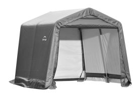 Abri de jardin en acier enduit et polyéthylène souple 9 m² 