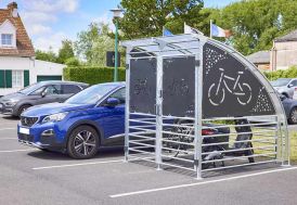 Abri à vélos sécurisé Mottez