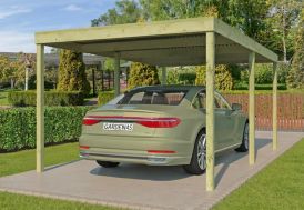 Carport simple en bois Gardenas