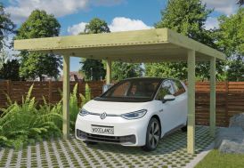 Carport simple en bois Woodlands