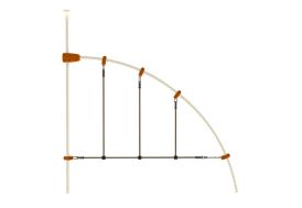 Corde Tibétaine Agrès pour Aire de Jeux EVO