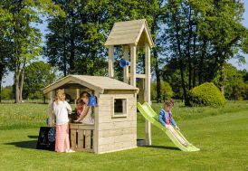 Aire de Jeux en Bois d’Épicéa Traité Blue Rabbit Lookout