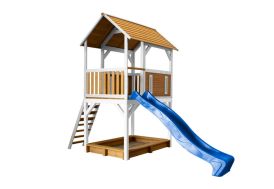 Portique Aire de Jeux Toboggan en Bois de Hemlock et Cyprès Axi Safari Pumba Play Tower