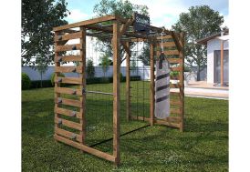 Aire de jeux multi sports en bois Soulet