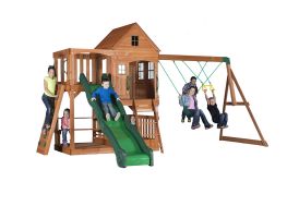 Step2 Clubhouse Climber Aire de Jeux Enfant avec 2 Toboggans Toboggan pour Enfants  Aire de Jeux