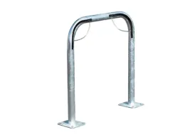 Arceau à vélo en acier galvanisé pour 2 vélos 75 cm avec platine Mottez