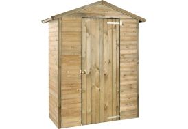 abri de jardin en bois avec fermeture Merina jardipolys L175 x P83 x H215cm