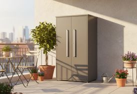 Armoire de jardin en acier anthracite Westmann