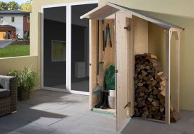 Armoire de jardin en bois, autoclave, 0,71 m², Foresta, Habrita