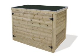 Armoire de Jardin Basse en Bois Pax (89x182x137cm)