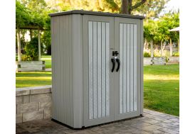 Armoire de jardin en résine effet bois Lifetime