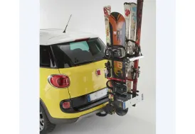 Porte-skis sur attelage rabattable 6 skis / 2 surfs Mottez