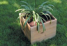 Jardinière en Bois Modulable et Personnalisable 40x40x39,5cm