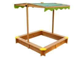 EXIT Toys Bac à Sable en Bois Hexagonal Aksent Extérieur - 160x140cm - pour  Enfant - Bois de Cèdre Durable 100% FSC - avec 3 Places Assises - Coins