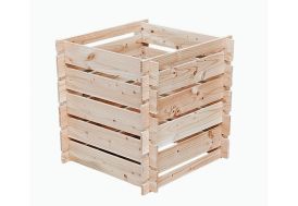 Composteur en bois de châtaigner 120 L Adèle