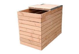 Composteur en bois imputrescible 810 litres Lecopot