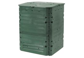 Bac composteur de jardin vert polypropylène et thermolen 400 litres