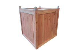 Bac à fleurs en bois de pin Douglas Matour Déco Bois - Orangerie