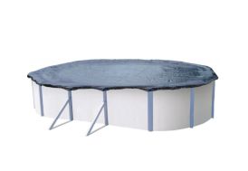 Bâche hiver Trigano pour piscine hors-sol ovale 10,15 x 5,60 m