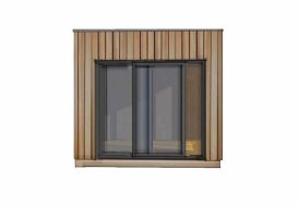 Baie Coulissante Alu 2vtx 240x215 Double Vitrage pour Bungalow Studio