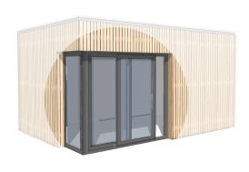 Complément Angle Vitré pour Baie Coulissante Bungalow Design Studio