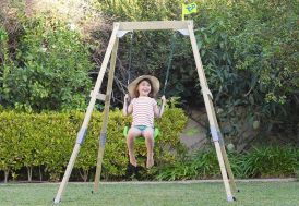 Portique en bois FSC extensible pour enfants