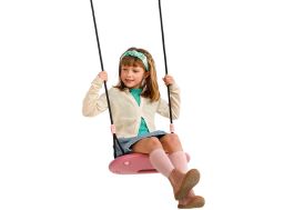 Balançoire enfant XXL ergonomique Dice rose