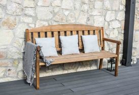 Banc de jardin 3 places en bois