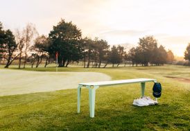 Banc de jardin en acier thermolaqué Toulouse Atelier Percheron