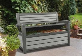 Coffre de Rangement en Bois pour 2 Vélos 182x82x164cm (l,l,h) - Rowlinson