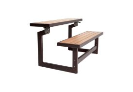table de pique nique convertible