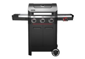 Barbecue au gaz en inox Hamson Mercury 3T noir mat