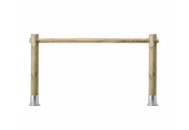 Barrière range-vélo en bois autoclave - 200 x 80 cm Mottez