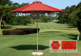 Parasol Basic Hexa 270 Premium Red