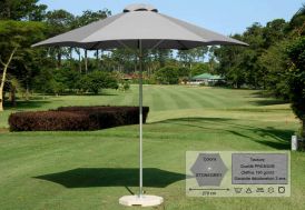 Parasol Basic Hexa 270 Premium Stonegrey
