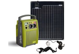 Batterie nomade solaire Izywatt 288 et panneau monocristallin 50 W Orium
