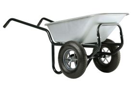 Brouette Haemmerlin en acier galvanisé 150L / 200 kg - Expert Twin