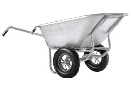 Brouette Haemmerlin en acier galvanisé 230L / 300 kg - Expert Twin