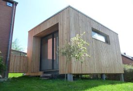 Chalet en bois habitable 17 m² - Bungalow Design Studio 500 x 340 cm