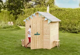 Cabane en bois brut pour enfant Soulet 1,30 x 1,41 m Garance