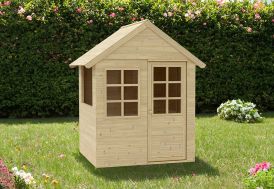 Maisonnette pour enfant en bois brut Holla