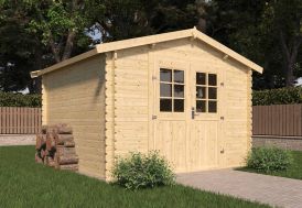Abri de jardin en bois de pin brut Vallo